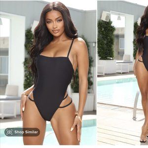 Fashion Nova Strappy One Piece Swimsuit - Medium